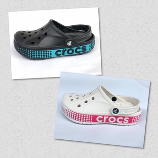 Más barato Sendal Crocs espinacas banda logotipo zuecos de movimiento Unisex/obstrucción/Croc/enfermera zapatillas de goma/deslizante en zapatillas