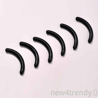 [new4trendy] 10 piezas de rizador de pestañas para mujer, goma, pinza de repuesto, almohadillas de repuesto, color negro antibacteriano
