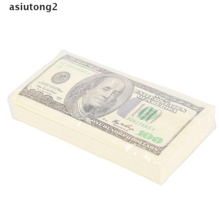 (Asiutong2) 100 dólar papel higiénico servilleta de impresión suave Natural divertida personalidad Popular moda 11