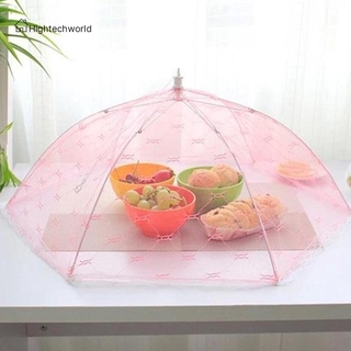 hogar cocina práctica hexágono encaje cubierta de alimentos estilo paraguas anti mosquito comida mesa cubierta de malla [escondido]