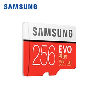 Cartão De memória Micro Sd Com Adaptador Samsung Evo Plus 256gb 100mb/S (1)