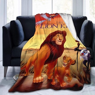 techsource lion king movie - manta de forro polar ultra suave, mantas de franela cálidas y mantas para sofá cama durante toda la temporada y sala de estar para niños/niñas/adolescente, 50" x 40"