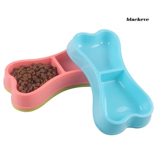 bl-bone pet double bowl antideslizante perro cachorro gato gatito alimentador de alimentos recipiente de agua (6)