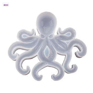 Wan Octopus ocean Octopus Resina epoxi Ornamentos De silicona Molde De silicona Molde manualidades Diy