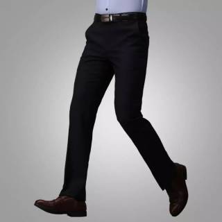 Pantalones de trabajo para hombre//pantalones largos negros//SLIMFIT negro pantalones formales