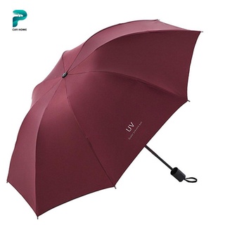 Paraguas de sol de tres piezas protección solar Uv plegable paraguas parasol lluvia