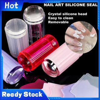 <CALLBABY> Nail Stamper Detachable Artwork Making with Scraper Silicone Seal Nail Stamping Printing Tips Tool for Manicure