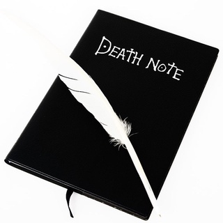 Anime Death Note Set de cuero diario y collar pluma diario Death Note pluma libro B2T4 (6)
