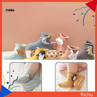 Richux calcetines elásticos con dibujo De conejo Para niños y niñas/luna