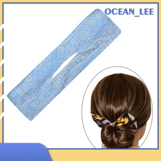 [ocean_lee] Pequeño Bun Maker de poliéster Shaper rizador/soporte de pelo rollo bollo de pelo giro herramienta de trenzado accesorios de peinado para mujeres