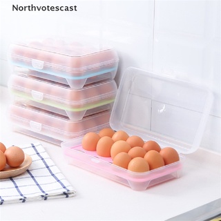 Northvotescast huevo caja de almacenamiento transparente de alimentos contenedor refrigerador caso de alimentos caja de plástico NVC nuevo