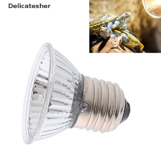 [delicatesher] 25/50/75w uva+uvb 3.0 reptil lámpara bombilla tortuga tomando el sol bombillas de luz uv calefacción lámpara controlador de temperatura caliente