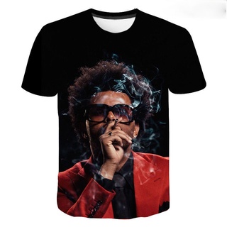 Fashion Hombres mujeres ninos la Weeknd impreso-Llamado 3-D Verano t-shirt slices mango twirling tops