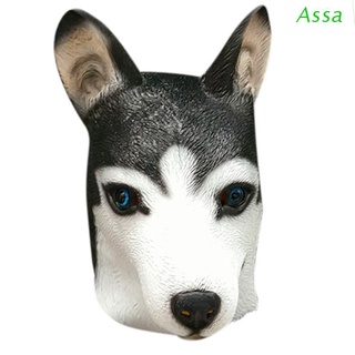 Husky máscara De cabeza De perro divertido De Látex Animal completo/halloween/Cosplay