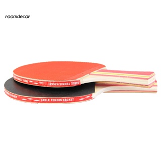 [roomdecor] Juego De Raquetas De Ping Pong De Entretenimiento , Entrenamiento , Duradero Para Principiantes (9)