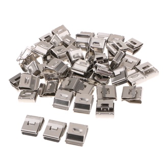 50PCS Solar Panel Cable Clip Stainless Steel - Clips PV Wire to Solar Panel