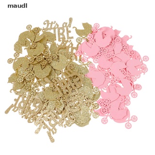 maudl 200Pcs Baby Carriage Confetti Glitter Oh Baby Gender Reveal Table Confetti .