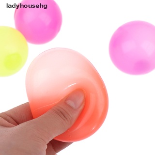 ladyhousehg 1pc 5cmstick bola de pared alivio del estrés bolas de techo squash bola juguete pegajoso objetivo venta caliente