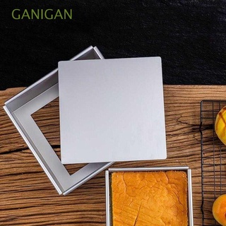 GANIGAN-Molde Para Tartas Saludables (4/5/6/8/10 Pulgadas , 1 Pieza , Parte Inferior De Aluminio , Extraíble , Para Hornear , Fácil Liberación , Antiadherente)
