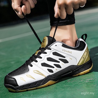 Profesional de bádminton zapatos de voleibol para los hombres de las mujeres de la pista de tenis de Jogging zapatos de voleibol zapatillas de deporte parejas zapatos de entrenamiento más el tamaño l8cU (1)