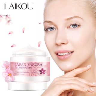 SHEZSHE LAIKOU Sakura Nicotinamide Blanqueamiento Crema Nutrir Hidratar Antiarrugas Anti-Envejecimiento Mejorar La Elasticidad De La Piel Facial Cuidado