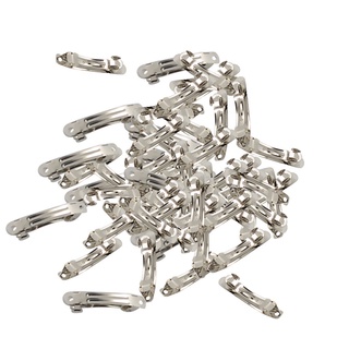 10 clips de plata francés pasador horquillas para bricolaje clips de pelo para mujer 8 cm