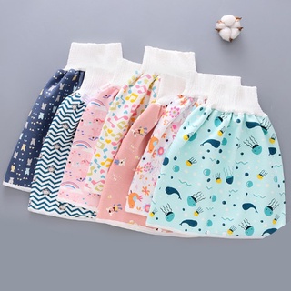 [buna1]falda de pañales para niños/pantalones cortos absorbentes para bebés/previenen Mome