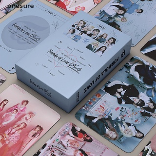 onesure 54pcs/set TWICE ITZY MAMAMOO Red Velvet IU Lomo Card Photo Album Photocard Card .