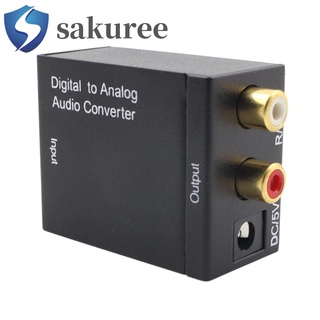 convertidor de señal de audio óptico digital toslink spdif coaxial a analógico
