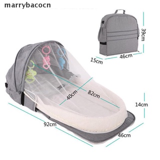 Marrybacocn Portable Anti-mosquito Foldable Baby Crib Outdoor Travel Bed Breathable Cover CL (1)