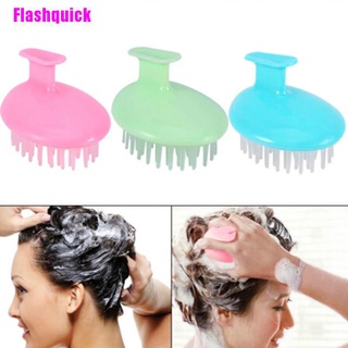 [Flashquick] Champú de silicona para el cuidado del cabello, ducha, lavado corporal, cepillo masajeador