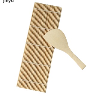 jinyu Sushi Rolling Maker Bamboo Material Roller DIY Mat and A Rice Paddle . (5)