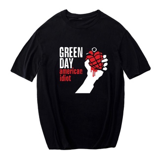 Camiseta holgada Estilo Punk/día Verde/Rock/pzas/camiseta para hombre