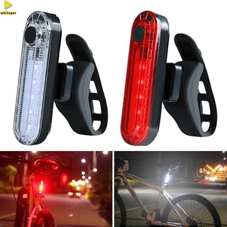 usb recargable led bicicleta de montaña luz trasera de seguridad bicicleta bicicleta luz nocturna cob luces de advertencia