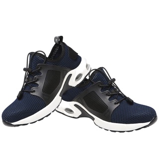 transpirable zapatos de seguridad a prueba de pinchazos de trabajo aire deporte zapatillas de deporte de malla de los hombres botas