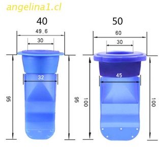 angelina1 1set 40/50 tubos a prueba de olores piso fugas de silicona núcleo de agua tubería de drenaje de cocina baño alcantarillado anillo de sellado de fugas