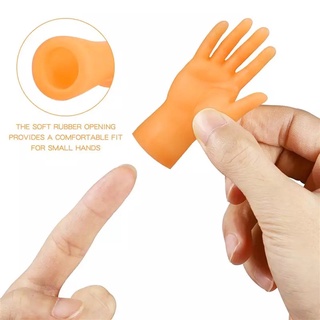 Ellsworth Halloween diminuto dedo manos fiesta pequeño modelo de mano dedo títeres para el juego creativo disfraz de dibujos animados divertidos para niños juguetes de dedo (2)