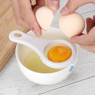Separador de yema de huevo blanco, herramienta para hornear huevos de grado alimenticio, utensilios de cocina, separador de huevos, separador de herramientas de mano (6)