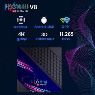 tarsure h96 mini v8 2021 set top box 2gb 16gb android 10.0 smart tv box 60fps video decodificador bluetooth 4k 3d media player home theater 2.4g wifi rk3228a (1)