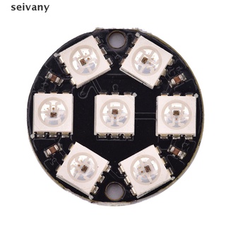 [seivany] 7 bits ws2812 5050 rgb led anillo redondo decoración bombilla arduino