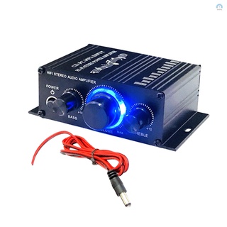 [k] Mini amplificador HiFi coche estéreo receptor de música FM MP3 amplificador de potencia
