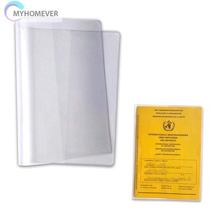 Myhomever - funda protectora transparente para pasaporte (PVC) (7)