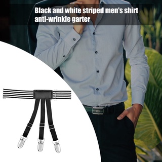 elegante cinturón de pierna elástica alta para camisa uniforme leggings ligueros