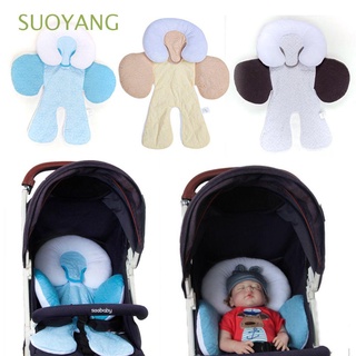 Suoyang funda De algodón doble cara Para cochecito De bebé cojín Térmico (1)