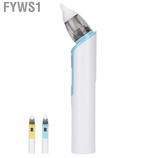 fyws1 bebé automático booger ventosa de bajo ruido desmontable punta fuerte succión impermeable aspirador nasal para limpieza
