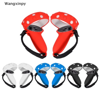 [wangxinpy] 2pcs Controller Protective Cover With Handle Strap for Oculus Quest 2 VR Handle Hot Sale