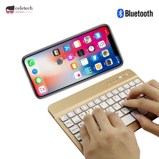 8 Pulgadas Tablet Teléfono Universal Bluetooth Teclado Plano Ipad Mini Inalámbrico TCH