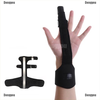 <dengyou> corrector de dedo ajustable gatillo férula para tratar la protección de los dedos dolor de rigidez