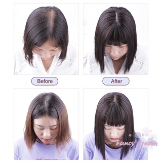 pinzas de pelo rectos clip en mujeres flequillos flequillos extensiones de pelo peluca (5)