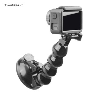 dow Black Car Bracket Holder Suction Cup Mount Adapter Driving Recorder Ball Head Tripod for DJI Osmo Pocket Action Camera Accessories